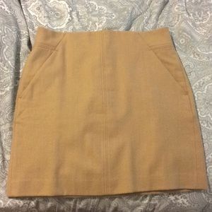 Loft wool blend mini skirt, size 2P.